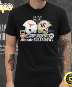 Texas Longhorns Vs Washington Huskies 2024 Cfp Sugar Bowl Head To Head Shirt