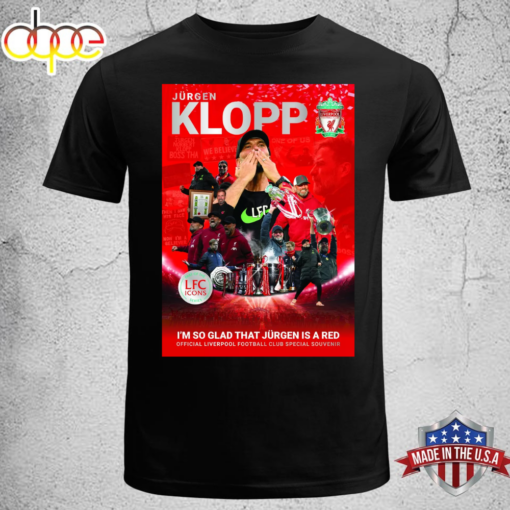 Thank You Coach Liverpool Football Club Jurgen Klopp 2015-2024 You’ll Never Walk Alone Shirt