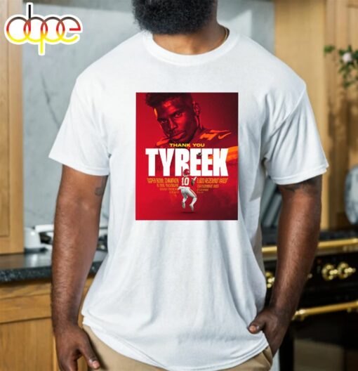 Thank You Tyreek Hill Kansas City Chiefs T-Shirt