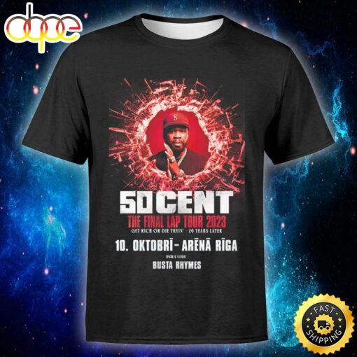 The 50 Cent The Final Lap Tour 2023 Oct 10 Unisex T-shirt