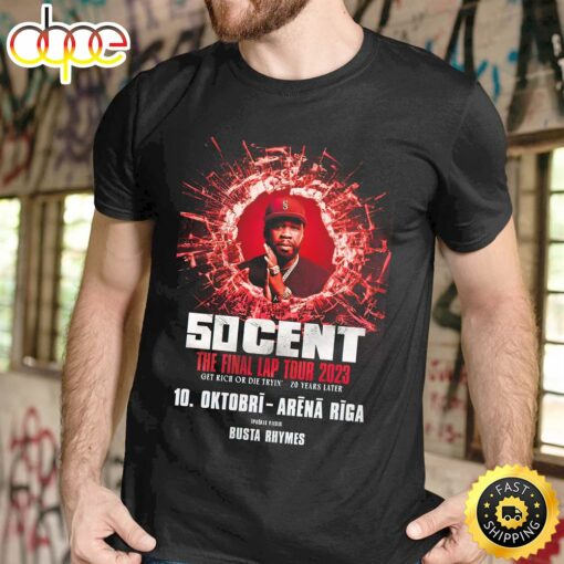 The 50 Cent The Final Lap Tour 2023 Oct 10 Unisex T-shirt