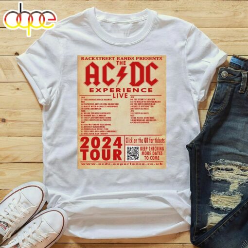 The Ac-Dc 2024 Tour Announced Unisex T-Shirt