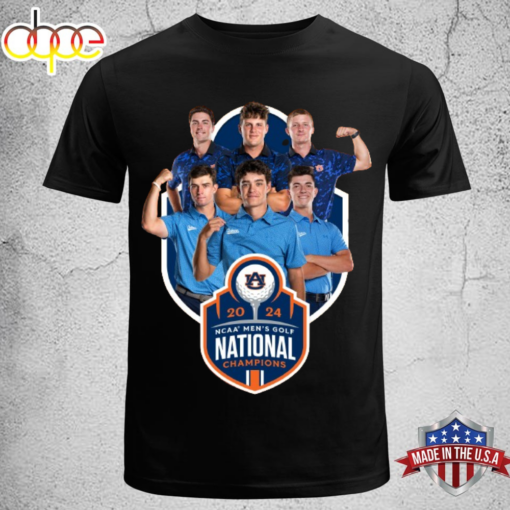 The Auburn Tigers Are NCAA Men’s Golf National Champions 2024 T-shirt