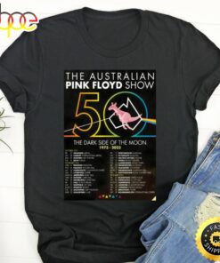 The Australian Pink Floyd Show 50 Dark Side Of The Moon 2023 Uk Tour Black Shirt
