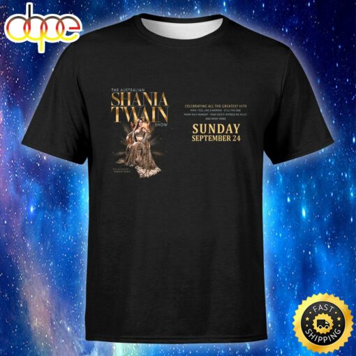 The Australian Shania Twain Show 2023 Unisex T-shirt