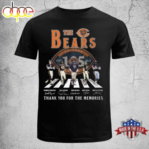 The Chicago Bears Thank You For The Memories T-Shirt