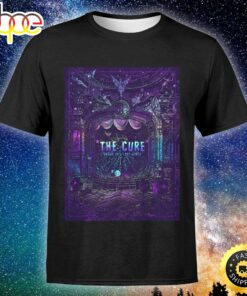 The Cure Boston June 18 Tour 2023 Rainbow Foil Unisex T-Shirt