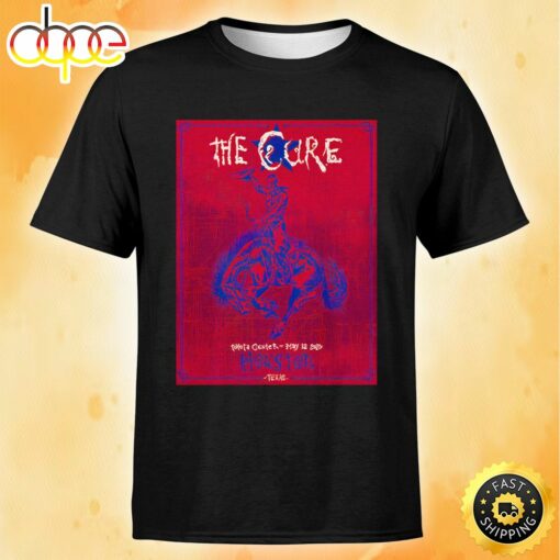 The Cure Houston May 12 Tour 2023 Second Edition Unisex Tshirt