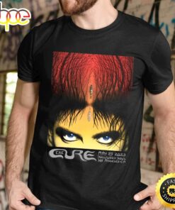 The Cure Los Angeles May 24 Tour 2023 Black Tshirt