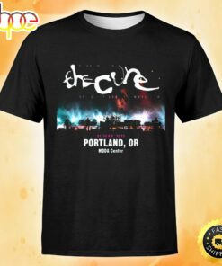 The Cure New Tour 2023 Music Black Unisex Tshirt 1
