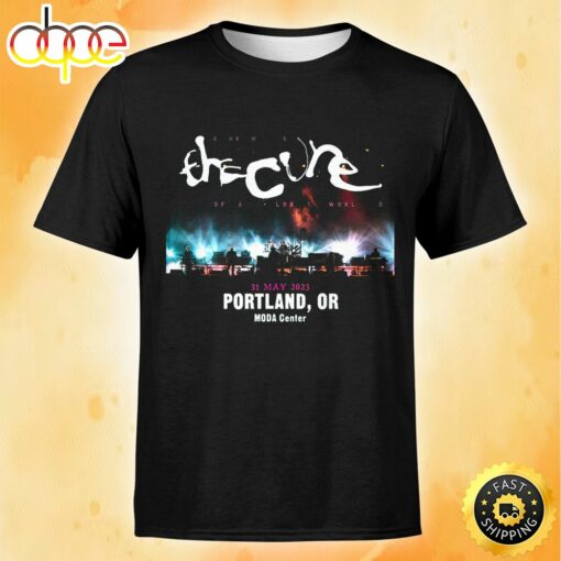 The Cure New  Tour 2023 Music Black Unisex Tshirt