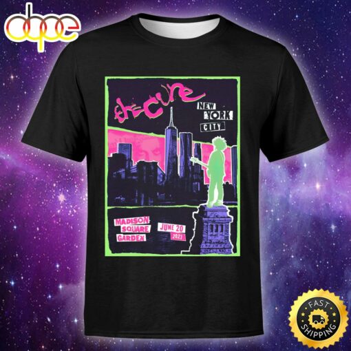 The Cure New York City June 20 Tour 2023 First Unisex Tshirt