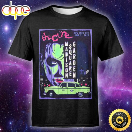 The Cure New York City June 21 Tour 2023 Unisex T-Shirt