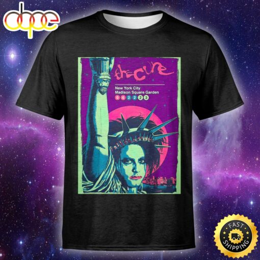 The Cure New York City June 22 Tour 2023 Unisex T-Shirt