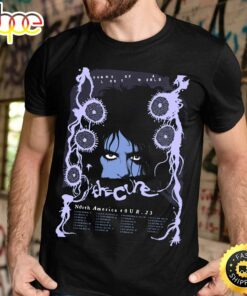 The Cure Shows Of A Lost World Tour 2023 Poster Dusk – Melrose Colorway Unisex Tshirt