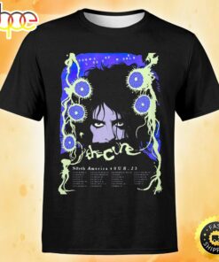 The Cure Shows Of A Lost World Tour 2023 Poster Periwinkle – Lime Colorway Tshirt