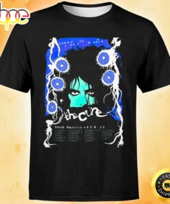The Cure Shows Of A Lost World Tour 2023 Sapphire – White Colorway Unisex T-shirt The Cure Shows Of A Lost World Tour 2023 Sapphire – White Colorway Unisex T-shirt