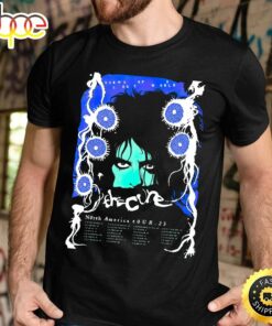 The Cure Shows Of A Lost World Tour 2023 Sapphire – White Colorway Unisex T-shirt