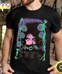 The Cure Shows of a Lost World Tour 2023 Poster Lavender – Mint Unisex T-shirt