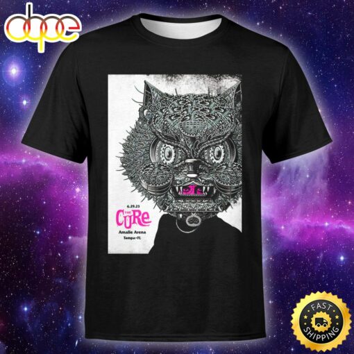 The Cure Tampa June 29 Tour 2023 First Unisex T-Shirt