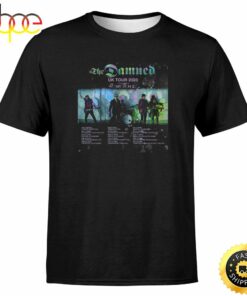 The Damned Announce Uk Tour 2023 With Special Guests The Nightingales T-shirt