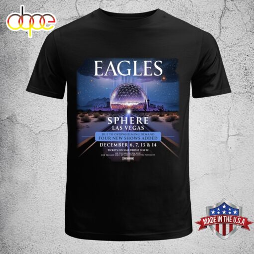 The Eagles Sphere Las Vegas December Music Unisex T-Shirt