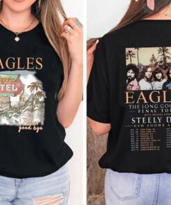 The Eagles The Long Goodbye Tour 2024 T-Shirt Eagles Groupe De Rock
