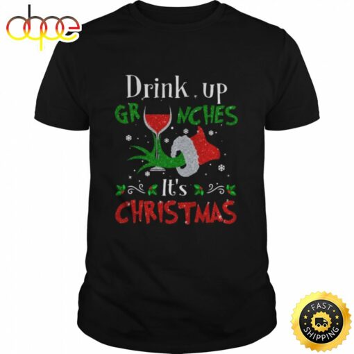 The Grinch Hand Drink Grinches It’s Christmas Shirt