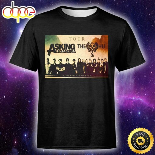 The Hu And Asking Alexandria Announce 2023 Us Tour Unisex Tshirt