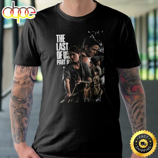 The Last Of Us Part 2 Posters Unisex Black T-Shirt