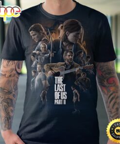 The Last Of Us Part Ii  2023 Poster Unisex Black T-Shirt