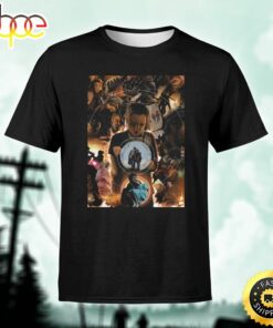 The Last Of Us Poster Movie Unisex Black T-Shirt The Last Of Us Poster Movie Unisex Black T-Shirt