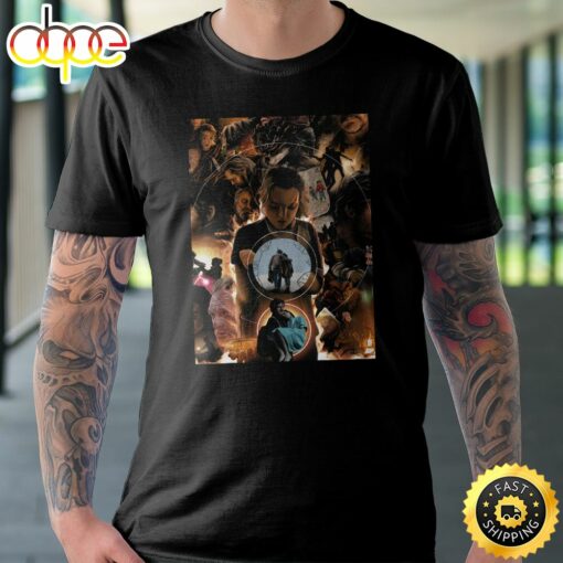 The Last Of Us Poster Movie Unisex Black T-Shirt