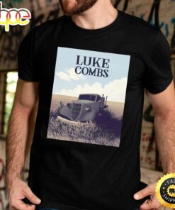 The Luke Combs 2023 World Tour Stops In Indianapolis Unisex Black T-shirt The Luke Combs 2023 World Tour Stops In Indianapolis Unisex Black T-shirt