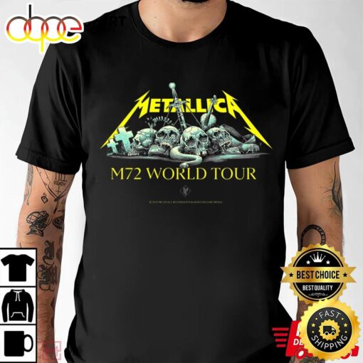 The M72 Metallica M72 World Tour M72 Amsterdam Shirt