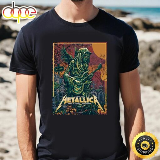 The Metallica World Tour No Repeat Weekend M72 Paris Met On Tour Metallica T-Shirt