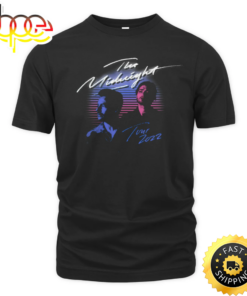 The Midnight UK Wish You Were Here Black T-shirt