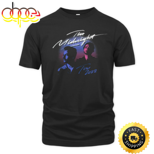 The Midnight UK Wish You Were Here Black T-shirt