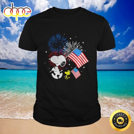 The Peanuts Snoopy Charlie Brown 2023 America T-Shirt (2)