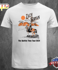 The Quittin Time Tour 2024 Zach Bryan Unisex T-shirt