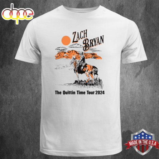 The Quittin Time Tour 2024 Zach Bryan Unisex T-shirt