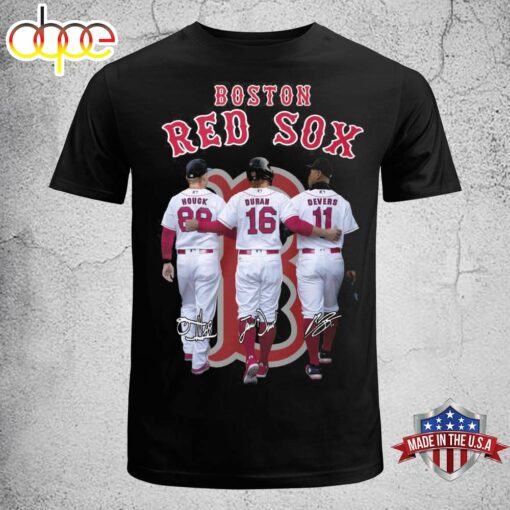 The Red Sox Signatures Black Unisex Shirt