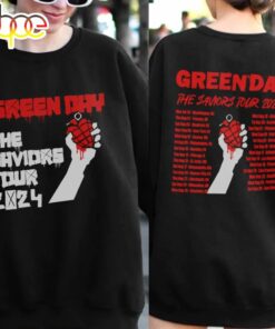 The Saviors Tour 2024 Green Day Shirt Green day Band