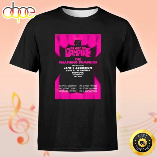 The Smashing Pumpkins Encabeza Nuevo Festival En 2023 Unisex T-shirt