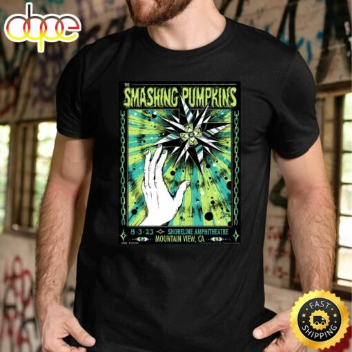 The Smashing Pumpkins Mountain View August 3 Tour 2023 T-shirt