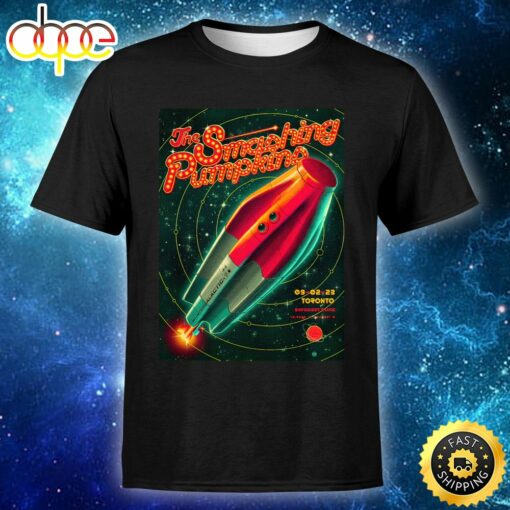 The Smashing Pumpkins Toronto September 2, 2023 Poster &amp Setlist Trading Card Unisex Tshirt