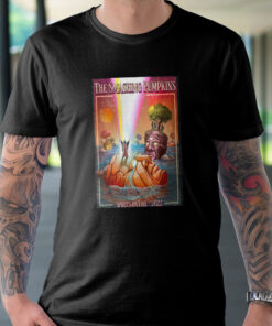 The Smashing Pumpkins Tour 2022 Spirits On Fire Black T-shirt