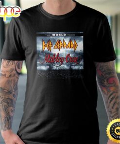 The Stadium Tour Motley Crue 2022-2023 Unisex Black T-shirt
