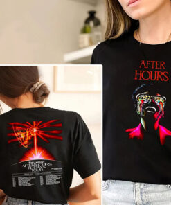 The Weeknd After Hours 2022 Tour For Fan Concert Black Unisex T-shirt