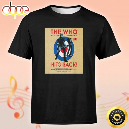 The Who Announce A Uk Summer Tour And A New Live Album 2023 Unisex Tshirt